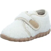 Fischer Markenschuh Mädchen Hausschuh Flexi beige - Weiß, 21 EU