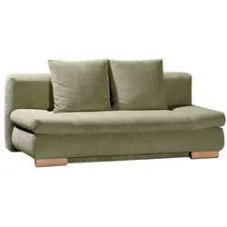 Schlafsofa Anton Cord Grün Olive