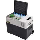 VEVOR 30L Autokühlschrank Kompressorkühlbox Edelstahl Urlaub Isolierbox Mini Kühlschrank Kühlbox Auto und Steckdose