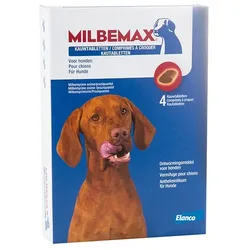 Milbemax Kautabletten für Hunde ab 5 kg 16 Tabletten