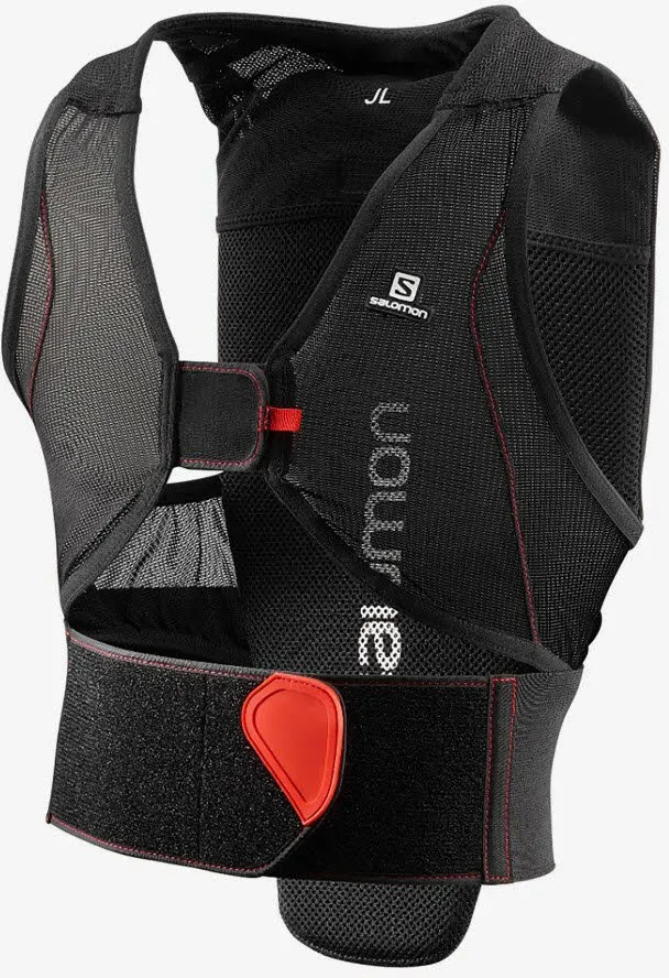 Salomon Flexcell Junior Protektor Rückenprotektor Sicherheitsweste Kids Vest M schwarz