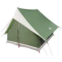 VidaXL Camping Zelt A-Frame 3-Personen Grün Wasserdicht