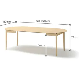 Selsey Plot Ø 120 cm beige