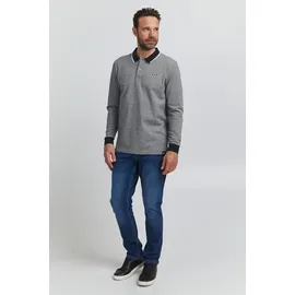 FQ1924 Poloshirt FQ1924 "Poloshirt FQEmiljan", Herren, Gr. L, schwarz (schwarz beauty), Obermaterial: 95% Baumwolle CO. 5% Elasthan EL., Shirts