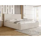 WFL GROUP Polsterbett 200 x 200 cm Beige
