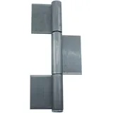 schwarte Konstruktionsband 3-teilig 270 x 50 x 5 mm, Stahl blank