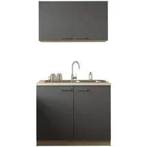 Respekta Küchenmöbel-Set Merle 100 x 60 x 200 cm Grau