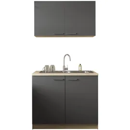 Respekta Küchenmöbel-Set Merle 100 x 60 x 200 cm Grau