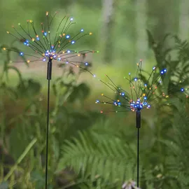 Star Trading 480-54 LED Solar Gartenstecker 90 LEDs bunt Solarstab 26x100cm