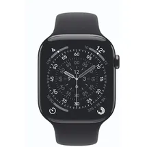 Apple Watch Series 11 GPS + Cellular 46mm Slate Titanium Sport Band black M/L