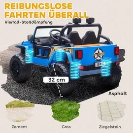 aiyaplay Elektroauto 12V Kinderauto Blau