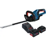 Bosch Professional, Heckenschere, 18 V 50 cm Brushless + 2x ProCORE Akku 5,5 Ah + Ladegerät