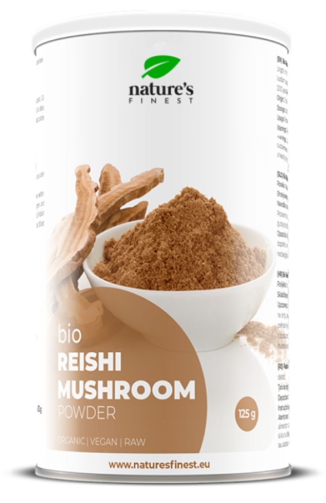 Nature's Finest Reishi Mushroom powder Bio - Reishi-Pilz 125 g