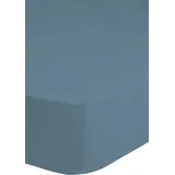 Good Morning Spannbettlaken Renforcé 90 x 220 cm blau