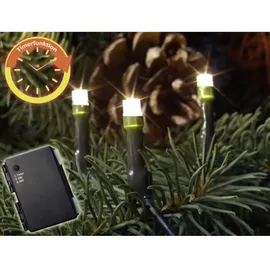 Star-Max LED-Batterielichterkette warmweiss
