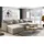 Sofnet Wohnlandschaft Leno U mit Schlaffunktion - U-Form Couch, Ecksofa mit Bettkasten, Couchgranitur mit Bettfunktion, Schlafsofa, Big Sofa - Velours Sto... - Beige