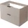 Rodan | Waschbeckunterschrank - 80cm | Beige matt - Kaschmir-Töne | B/H/T 80/57/46cm | Badezimmerschränke, Badmöbel, Waschbecken Unterschränk - Beige