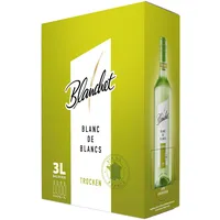 Blanchet Blanc de Blancs Weißwein Trocken in der Bag-in-Box