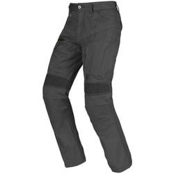 Spidi Six Days Motorrad Textilhose, schwarz-grau, Größe 28 für Männer