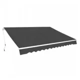 vidaXL Gelenkarmmarkise 600 cm Anthrazit