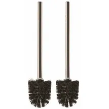 BÜMAG WC-Bürstengarnitur Edelstahl Schwarz 2er Set
