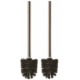 BÜMAG WC-Bürstengarnitur Edelstahl Schwarz 2er Set