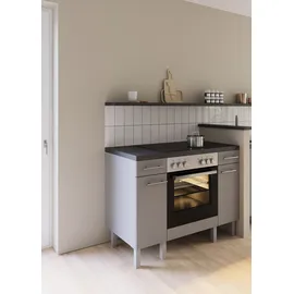 OPTIFIT Küchenzeile Lilly 120 cm grau