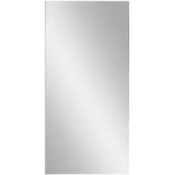 kalb I Klassik Spiegel 80x40 cm platingrau mit Wandhalterung Wandspiegel Badspiegel