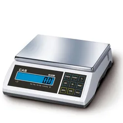 CAS Waage EDH, Zählwaage, Inventurwaage, großer Speicher, Wägebereich max. 15 kg, Ablesbarkeit 0,5 g