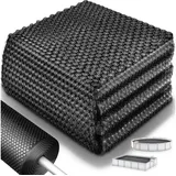 tillvex Pool-Abdeckplane Premium Solarfolie 400μm Wärmeplane zuschneidbar (Packung, Solarplane Solarabdeckung Poolheizung Poolsolarplane) schwarz 366 cm x 366 cm x 1 cm