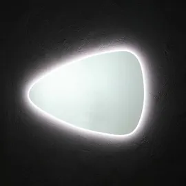 Kiamami Valentina - Umkehrbarer Tropfspiegel 100x75 cm Hinterleuchtet mit Umkehrbaren Leds