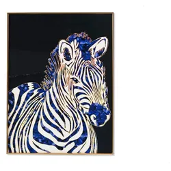 Bild DKD Home Decor Zebra Moderne (60 x 3 x 80 cm)