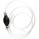 Manuelle Benzinpumpe, 2 M, Saugheber, Transferpumpe, Benzinpumpe, Saugpumpe, Ölpumpe Mit Metallklemmen Für Dieselpumpe, Wasser, Flüssigkeit, Aquarium (1,2 M)