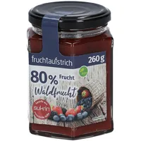 Sukrin Fruchtaufstrich, 80 % Frucht, Waldfrucht 260 g Sonstige