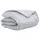 vidaXL Sommerdecke Silber 240 x 260 cm Satin und Mikrofaser