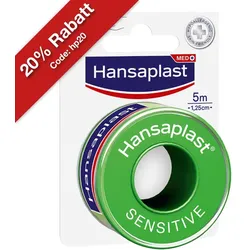 Hansaplast Fixierpflaster sensitive 5mx1,25cm