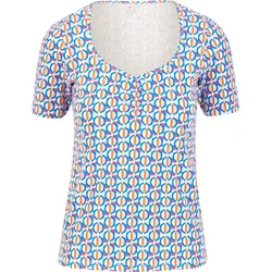 Blutsgeschwister Balconnet Feminin T-Shirt Damen in chic at the club, Größe L - blau