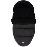 jollein Fußsack Puffed Black Winterfußsäcke