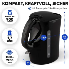 Bomann WK 6079 CB 1,7 l Schwarz