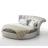 Rundes Bett Chesterfield Design Betten Polsterbett Rundbett Polster Round xxl