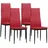 Albatros Esszimmerstuhl Milano Kunstleder rot 4er Set