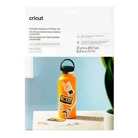 cricuttm bedruckbare Aufkleberfolie für Schneideplotter weiß, 5 St.