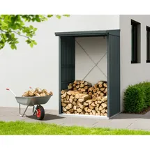 EcoStar Kaminholzregal Trend-V Typ 1 anthrazitgrau