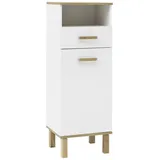 Schildmeyer MÖBELPARTNER Badschrank Padua 142178 weiß glanz, eiche landhaus 40,4 x 35,0 x 114,5 cm