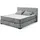 Stella Trading Mid.you Boxbett, Anthrazit, - H4, 9-Zonen, 180x200, cm, gepolstertes Kopfteil, Bettkasten, Federkernmatratze, Wendematratze mit unterschiedlichen Härtegraden, Schlafzimmer, Betten, Doppelbetten