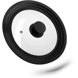 Relaxdays Topfdeckel 20-24 cm mit Silikonrand