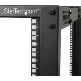 Startech Open Frame - 4POSTRACK25U Server-rack StarTech.com 25HE Serverschrank, Schwarz