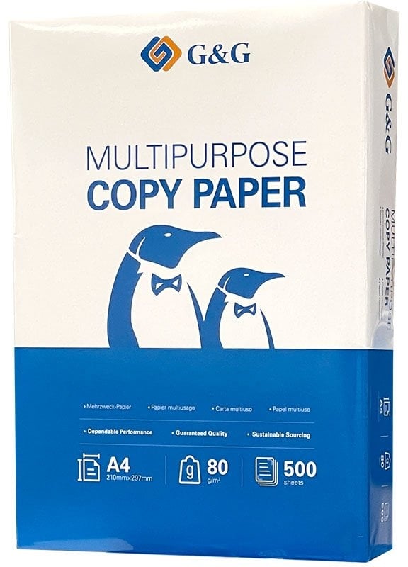 500 Blatt Druckerpapier/ Kopierpapier G&G Multipurpose