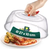 uandu Mikrowellen Abdeckung 27x10 cm, microwellenabdeckungen, Abdeckhaube Mikrowelle, Mikrowellengeschirr, Küche Aufbewahrung & Organisation, Microwellengerät,Microwave Cover, mikrowelle abdeckhaube