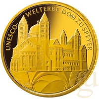 Bayerisches Hauptmünzamt München 1/2 Unze Goldmünze - 100 Euro Dom zu Speyer 2019